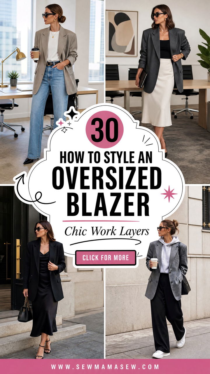30 How to Style an Oversized Blazer Chic Looks for Work - 30 How to Style an Oversized Blazer: Chic Looks for Work