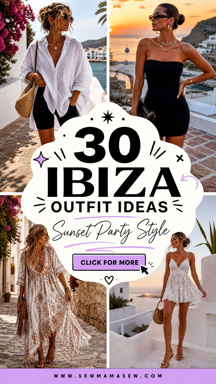 30 Ibiza Outfit Ideas for Sunset Parties and Beach Days - 30 Ibiza Outfit Ideas for Sunset Parties and Beach Days