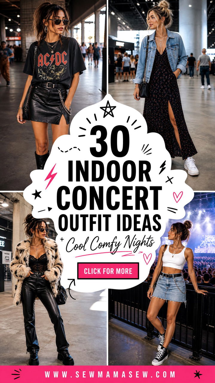 30 Indoor Concert Outfit Ideas for Cool Comfy Night Style - 30 Indoor Concert Outfit Ideas for Cool, Comfy Night Style