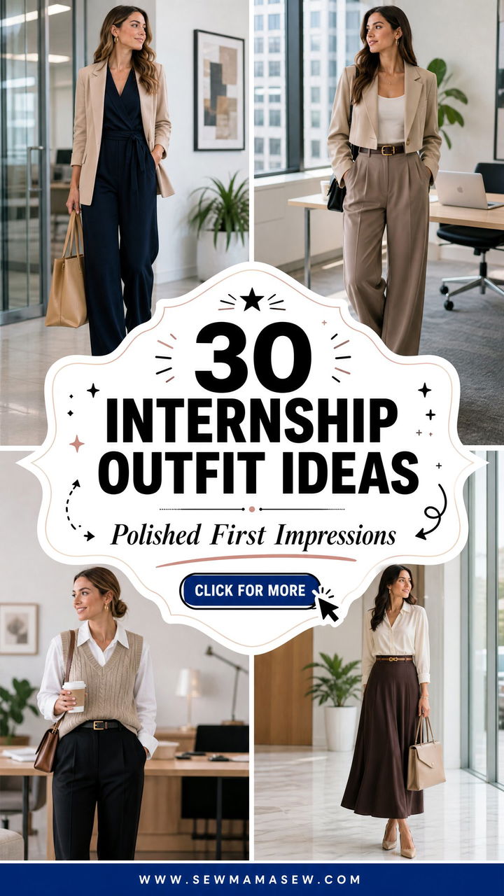 30 Internship Outfit Ideas for Polished First Impressions - 30 Internship Outfit Ideas for Polished First Impressions