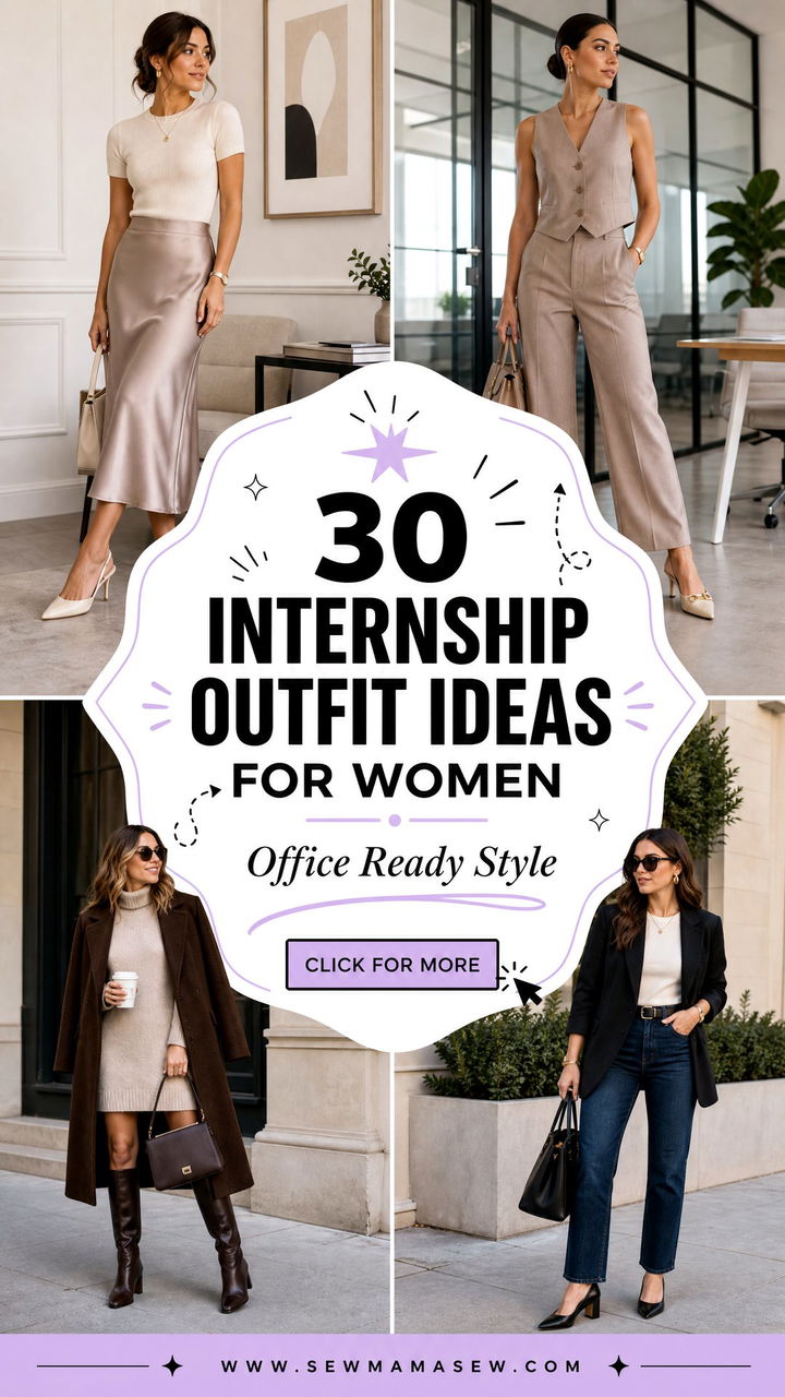 30 Internship Outfit Ideas for Women to Look Office-Ready - 30 Internship Outfit Ideas for Women to Look Office-Ready