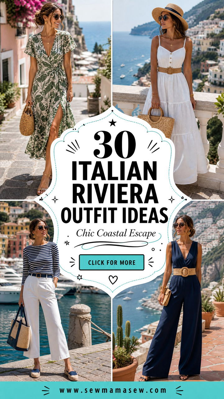 30 Italian Riviera Outfit Ideas for Chic Coastal Escapes - 30 Italian Riviera Outfit Ideas for Chic Coastal Escapes