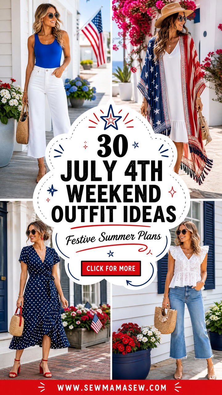 30 July 4th Weekend Outfit Ideas for Festive Summer Plans - 30 July 4th Weekend Outfit Ideas for Festive Summer Plans