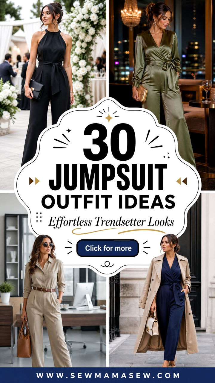 30 Jumpsuit Outfit Ideas 2026 for Effortless Trendsetters - 30 Jumpsuit Outfit Ideas 2026 for Effortless Trendsetters
