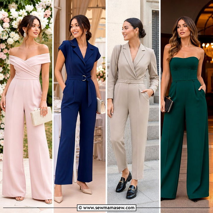 30 Jumpsuit Outfit Ideas for Wedding Guest Style