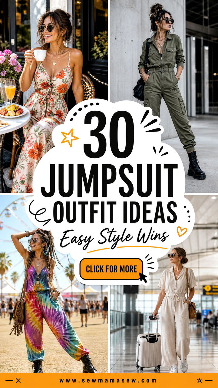 30 Jumpsuit Outfit Ideas for Women Who Want Easy Style - 30 Jumpsuit Outfit Ideas for Women Who Want Easy Style