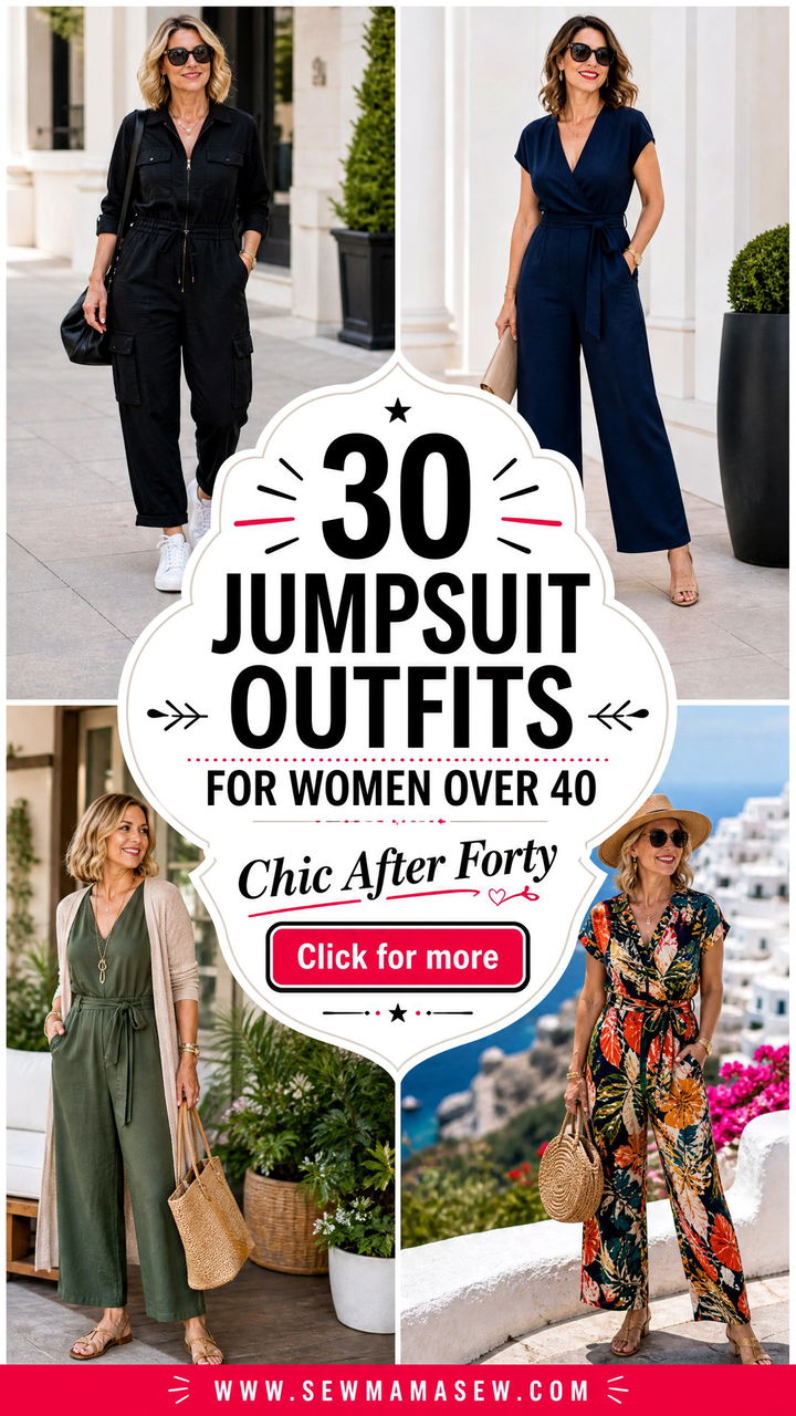 30 Jumpsuit Outfits for Women Over 40 That Feel Chic - 30 Jumpsuit Outfits for Women Over 40 That Feel Chic