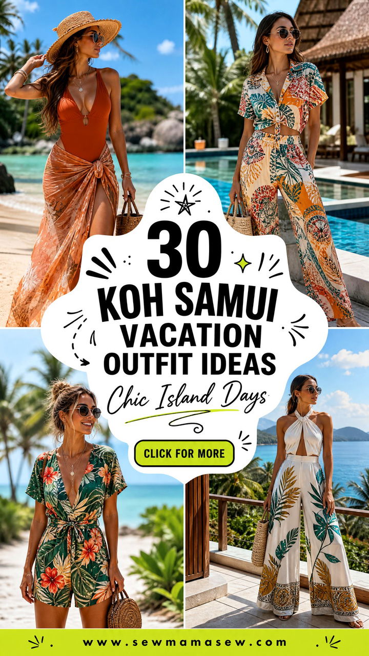 30 Koh Samui Vacation Outfit Ideas for Chic Island Days - 30 Koh Samui Vacation Outfit Ideas for Chic Island Days