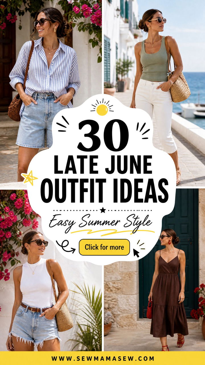 30 Late June Outfit Ideas for Effortless Summer Style - 30 Late June Outfit Ideas for Effortless Summer Style