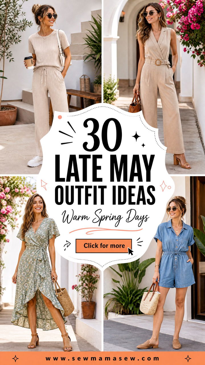 30 Late May Outfit Ideas for Warm Spring Days - 30 Late May Outfit Ideas for Warm Spring Days