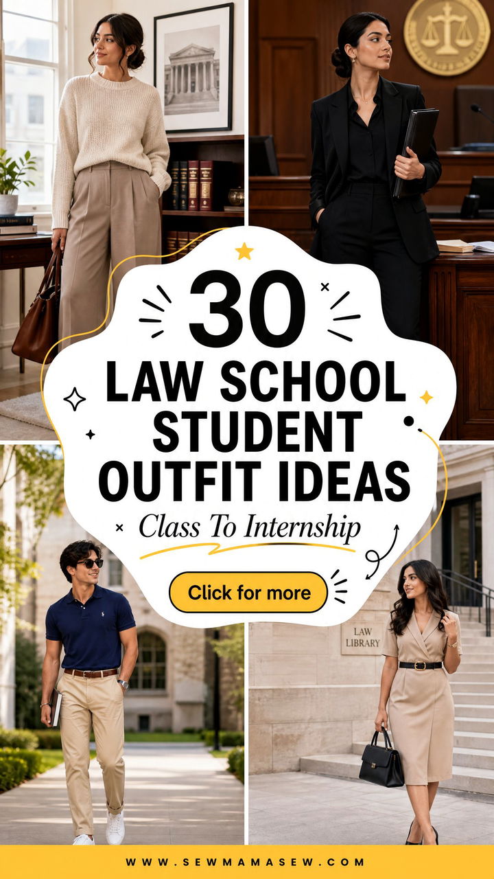 30 Law School Student Outfit Ideas for Class and Internships - 30 Law School Student Outfit Ideas for Class and Internships