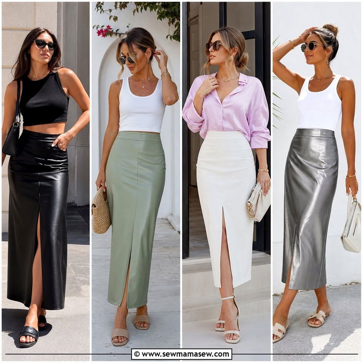 30 Leather Skirt Outfit Ideas for Summer That Stay Chic