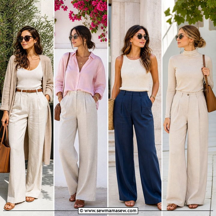 30 Linen Pants Outfit Ideas for Women Over 50: Chic Looks