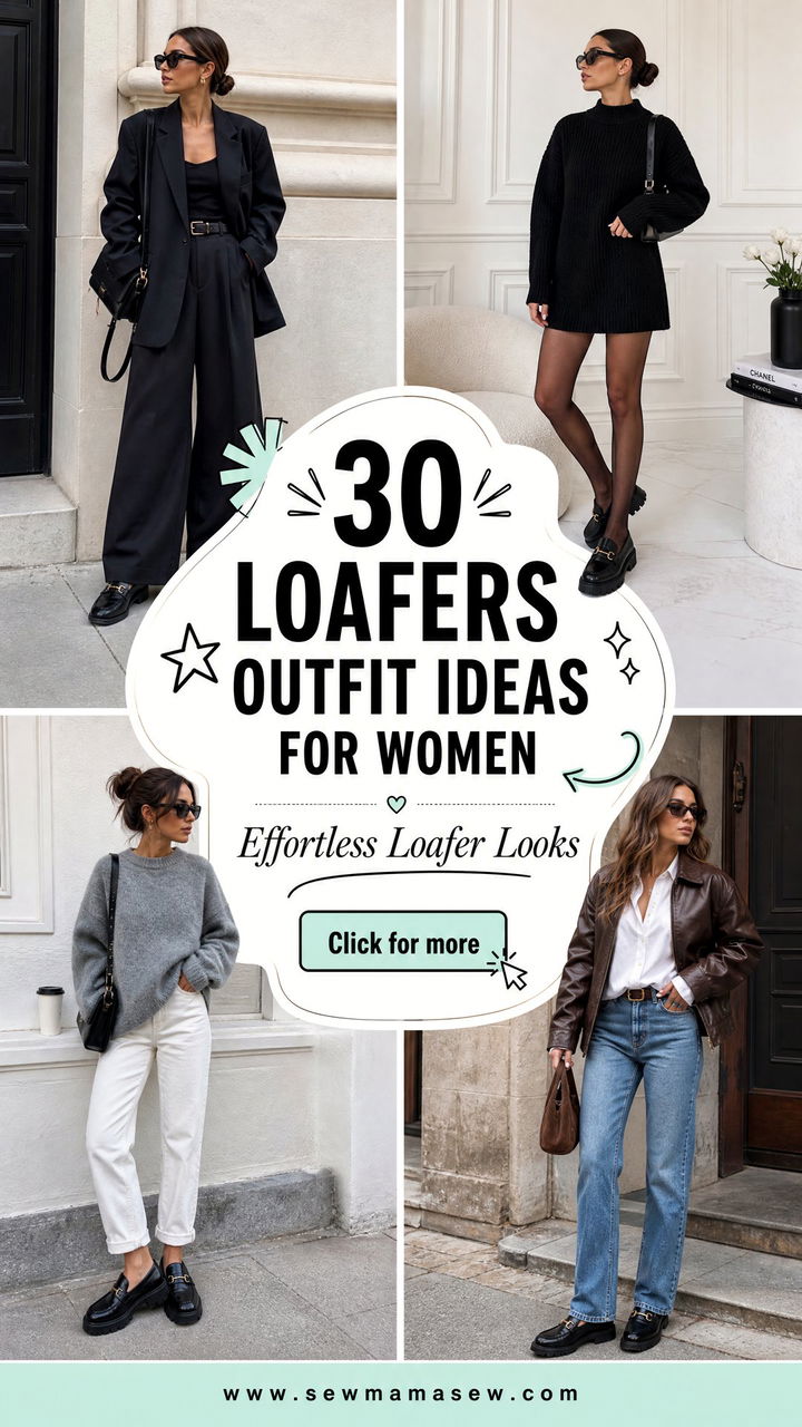 30 Loafers Outfit Ideas for Women to Look Effortless - 30 Loafers Outfit Ideas for Women to Look Effortless