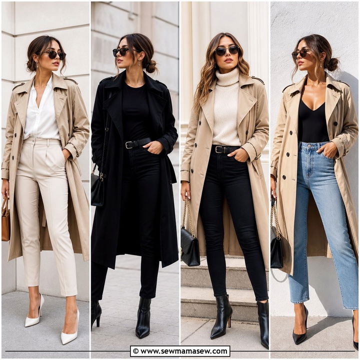 30 Long Trench Coat Outfit Ideas for Spring Chic Looks