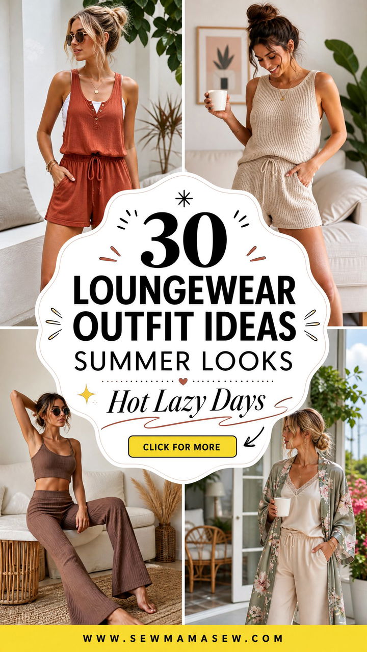 30 Loungewear Outfit Ideas Summer Looks for Hot Lazy Days - 30 Loungewear Outfit Ideas Summer Looks for Hot Lazy Days