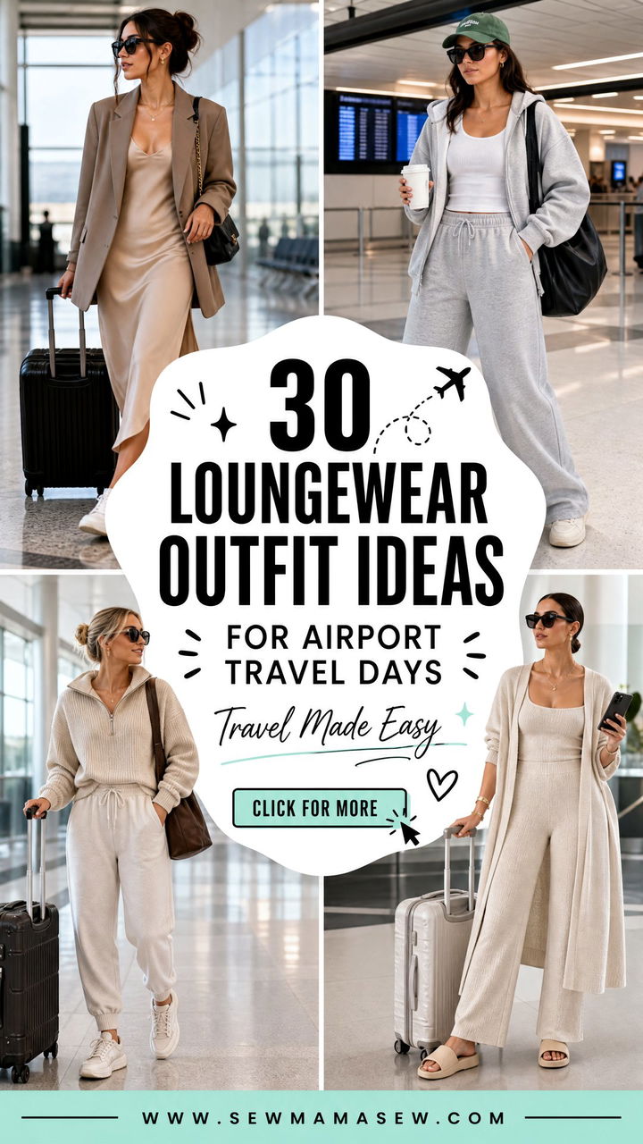 30 Loungewear Outfit Ideas for Airport Travel Days Made Easy - 30 Loungewear Outfit Ideas for Airport Travel Days Made Easy