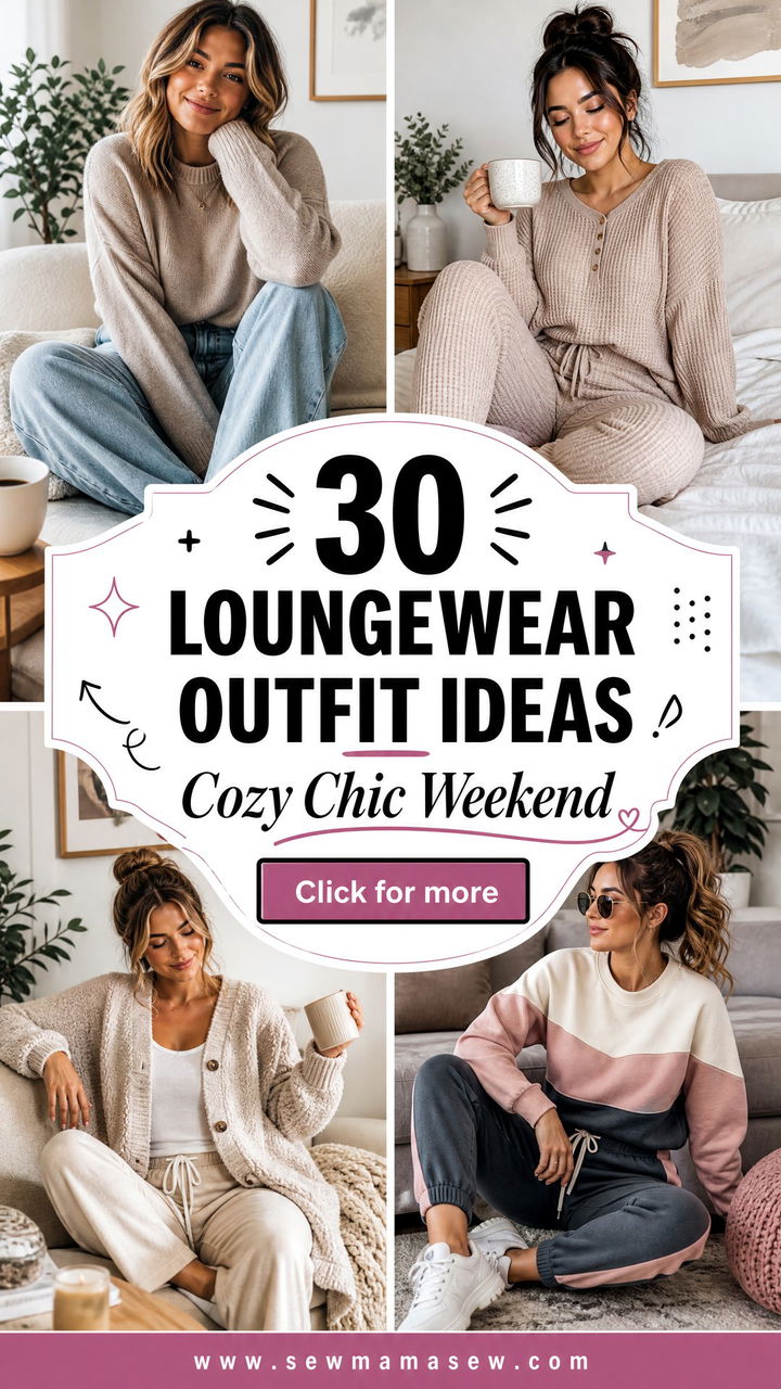 30 Loungewear Outfit Ideas for Weekend Cozy Chic Looks - 30 Loungewear Outfit Ideas for Weekend: Cozy Chic Looks