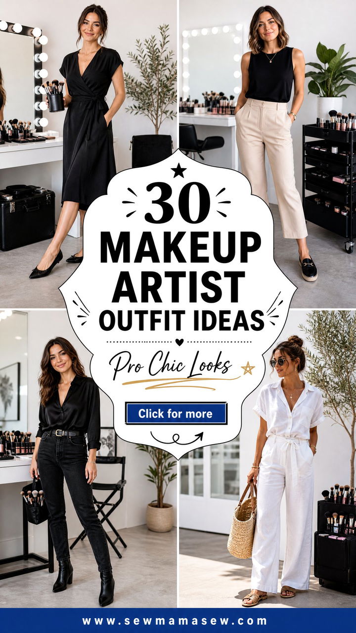 30 Makeup Artist Outfit Ideas Chic Looks for Pros - 30 Makeup Artist Outfit Ideas: Chic Looks for Pros
