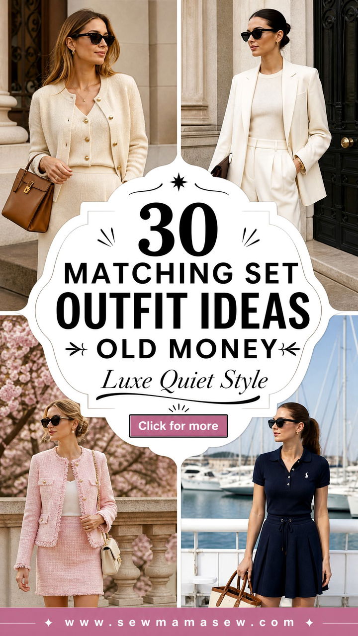 30 Matching Set Outfit Ideas Old Money Luxe Looks on a Budget - 30 Matching Set Outfit Ideas Old Money: Luxe Looks on a Budget