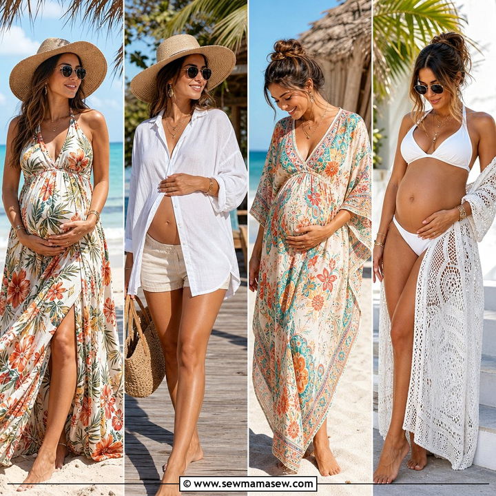 30 Maternity Outfit Ideas for Vacation: Comfy Travel Looks