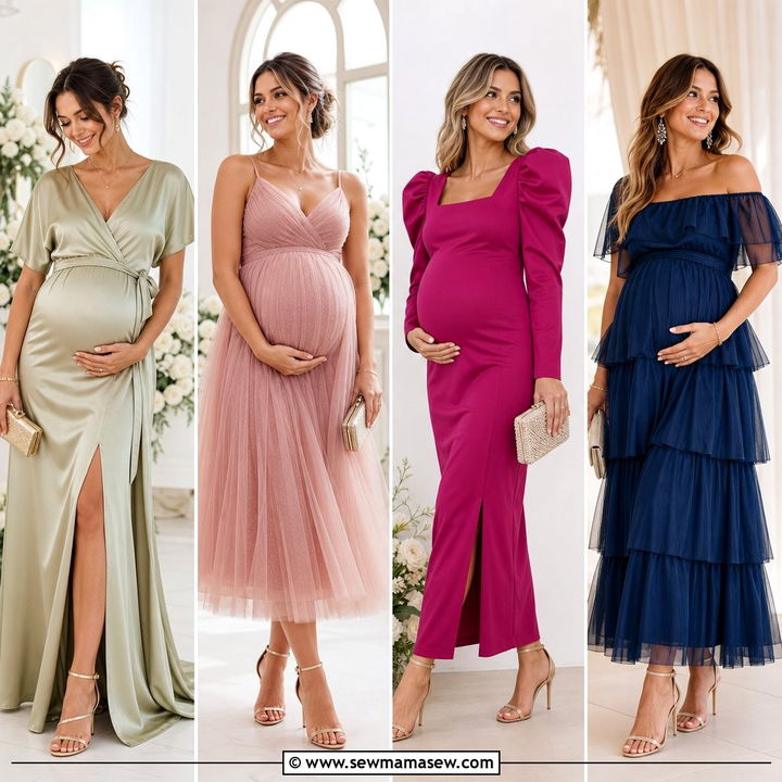 30 Maternity Outfit Ideas for Wedding Guest: Elegant Picks