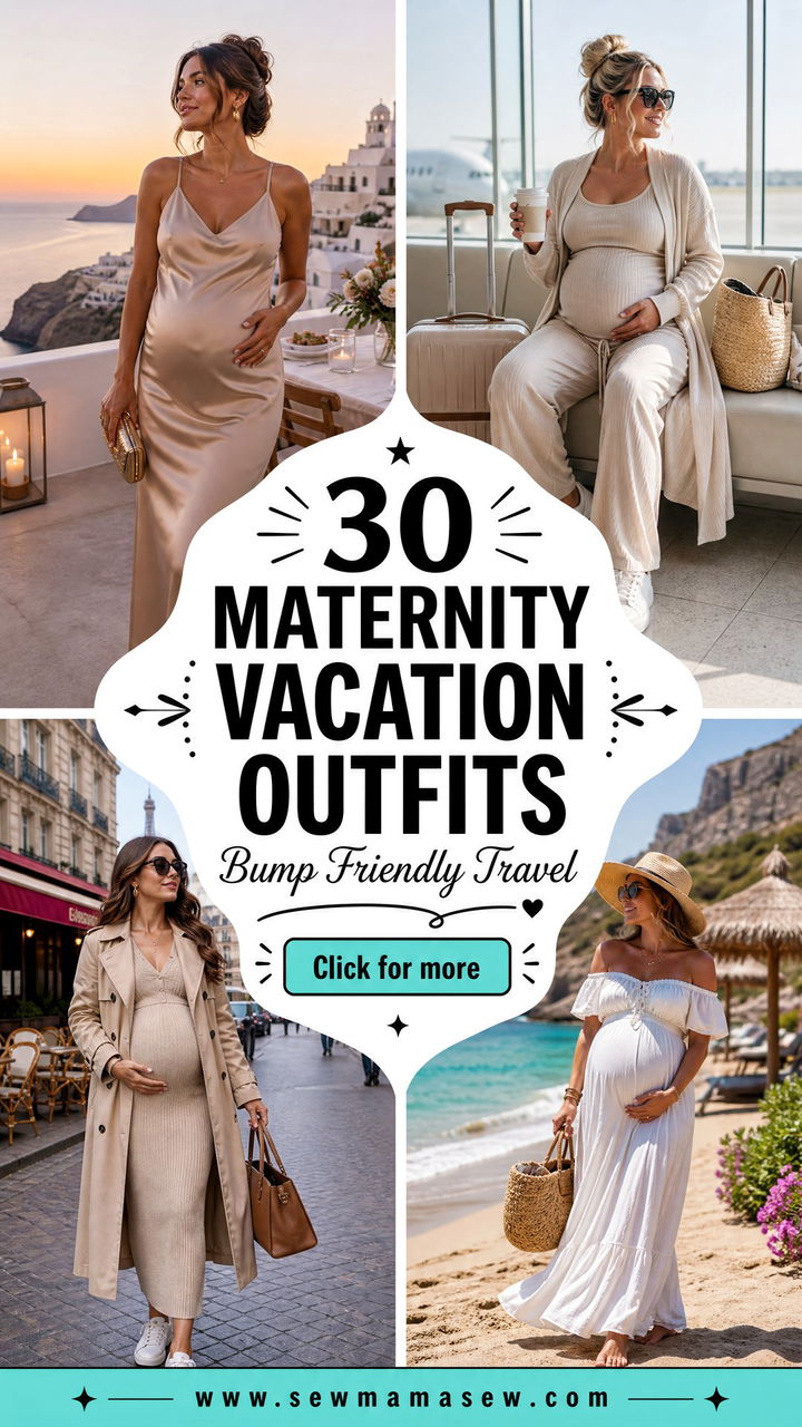 30 Maternity Vacation Outfits Bump-Friendly Travel Looks - 30 Maternity Vacation Outfits: Bump-Friendly Travel Looks