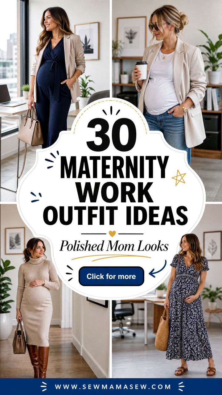 30 Maternity Work Outfit Ideas Polished Looks for Moms - 30 Maternity Work Outfit Ideas: Polished Looks for Moms