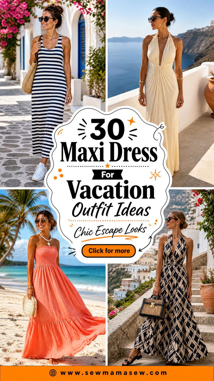 30 Maxi Dress For Vacation Outfit Ideas For Chic Escapes - 30 Maxi Dress For Vacation Outfit Ideas For Chic Escapes