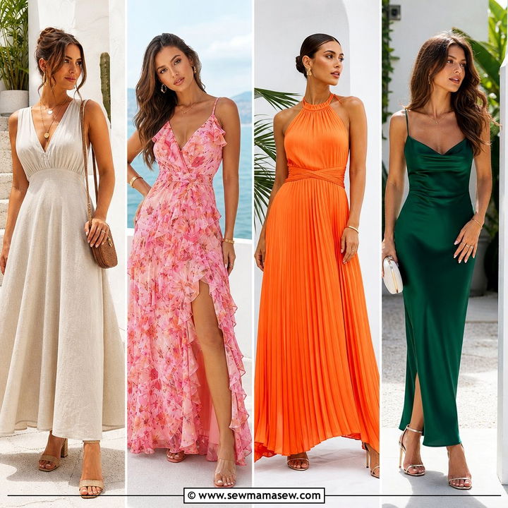 30 Maxi Dress Outfit Ideas With Heels for Elegant Looks