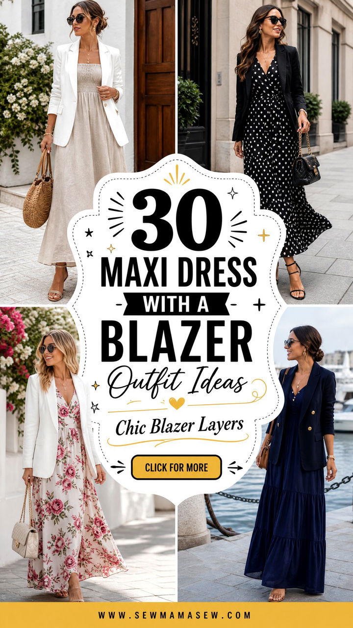 30 Maxi Dress With A Blazer Outfit Ideas For Chic Layers - 30 Maxi Dress With A Blazer Outfit Ideas For Chic Layers