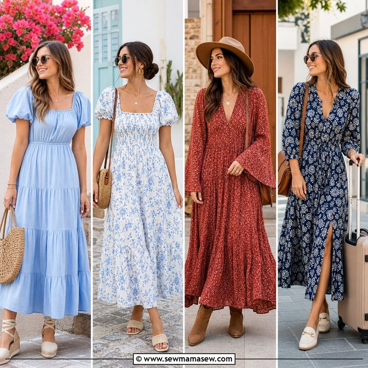30 Maxi Dress With Sleeves Outfit Ideas for Refined Style