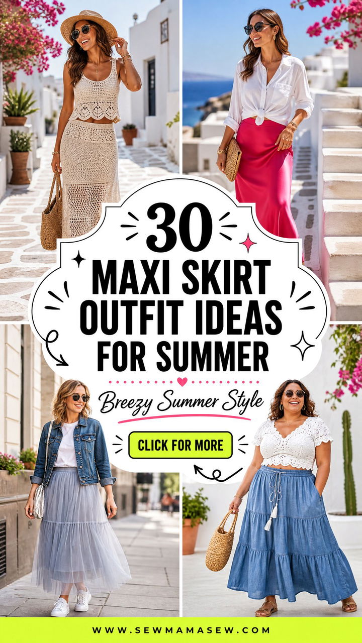 30 Maxi Skirt Outfit Ideas for Summer That Feel Breezy - 30 Maxi Skirt Outfit Ideas for Summer That Feel Breezy