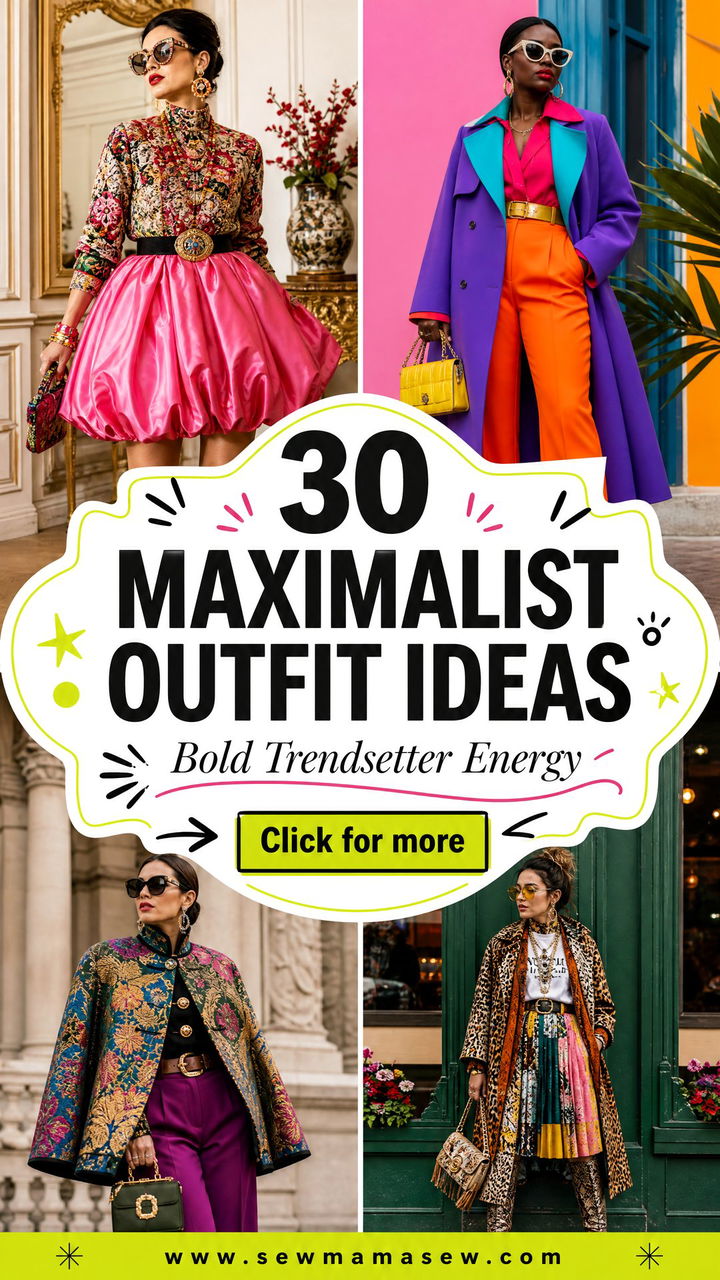 30 Maximalist Outfit Ideas 2026 for Bold Trendsetters - 30 Maximalist Outfit Ideas 2026 for Bold Trendsetters