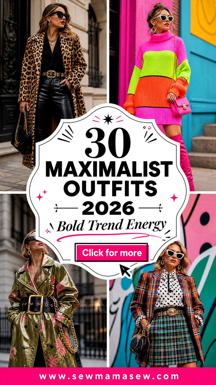 30 Maximalist Outfits 2026 Bold Trend Looks To Try - 30 Maximalist Outfits 2026: Bold Trend Looks To Try