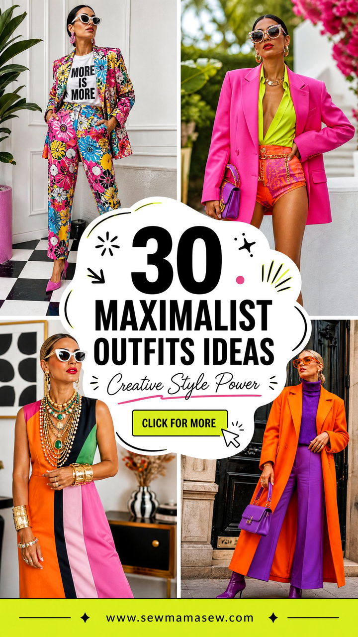 30 Maximalist Outfits Ideas Bold Looks For Creative Style - 30 Maximalist Outfits Ideas: Bold Looks For Creative Style
