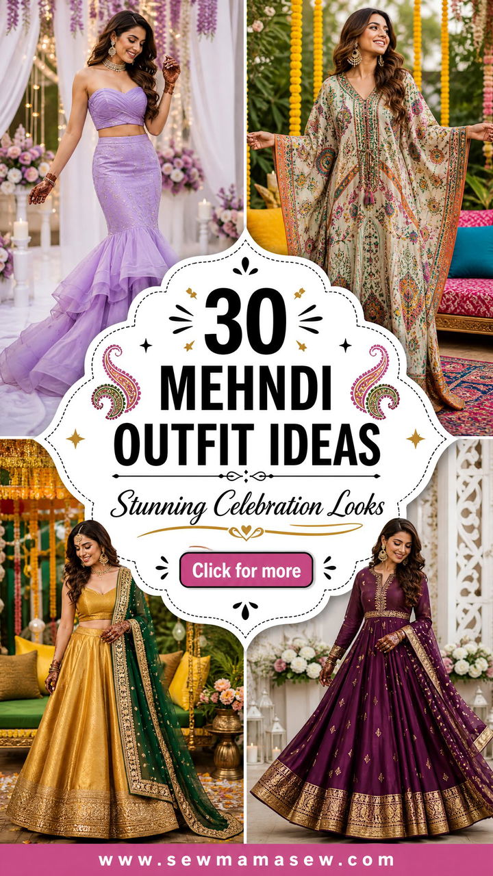 30 Mehndi Outfit Ideas for a Stunning Celebration Look - 30 Mehndi Outfit Ideas for a Stunning Celebration Look