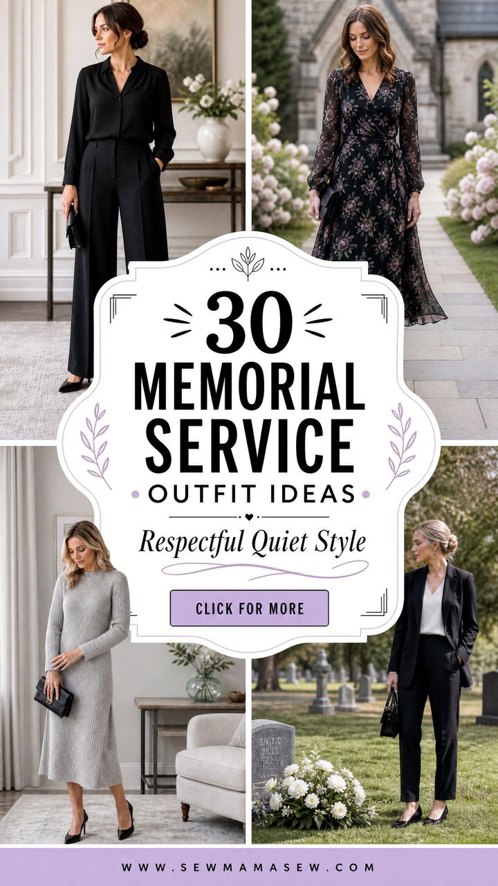 30 Memorial Service Outfit Ideas for Respectful Style - 30 Memorial Service Outfit Ideas for Respectful Style