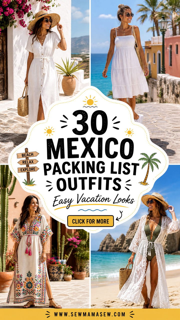 30 Mexico Packing List Outfits for an Easy Vacation - 30 Mexico Packing List Outfits for an Easy Vacation