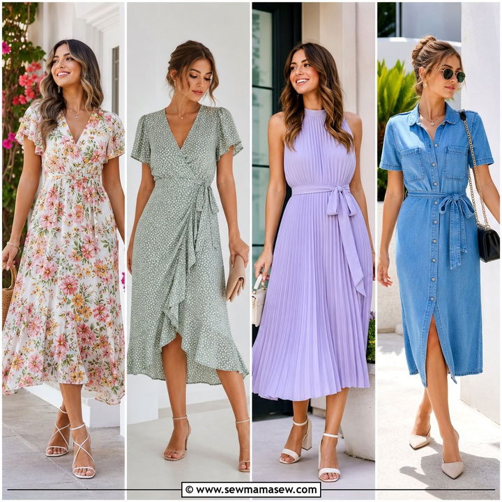 30 Midi Dress Outfit Ideas With Heels for Effortless Glam