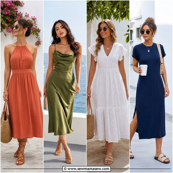 30 Midi Dress With Sandals Outfit Ideas for Sunny Days