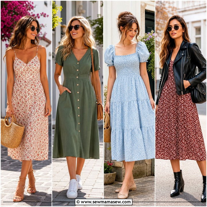 30 Midi Dress for Brunch Outfit Ideas That Feel Chic