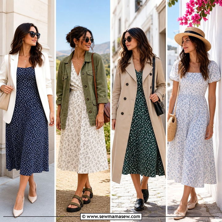30 Midi Dress for Travel Outfit Ideas to Pack Smart