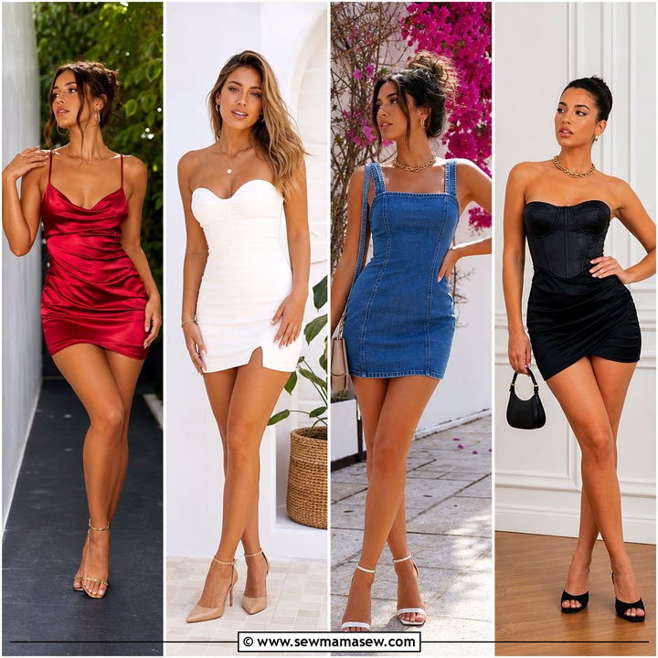 30 Mini Dress Outfit Ideas With Heels for Chic Party Looks