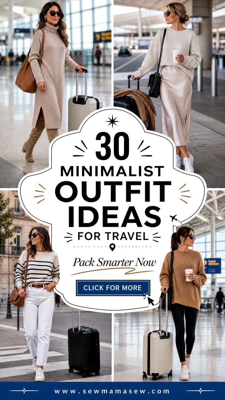 30 Minimalist Outfit Ideas For Travel To Pack Smarter - 30 Minimalist Outfit Ideas For Travel To Pack Smarter