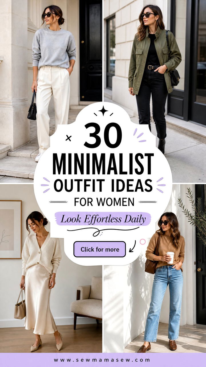 30 Minimalist Outfit Ideas For Women To Look Effortless - 30 Minimalist Outfit Ideas For Women To Look Effortless
