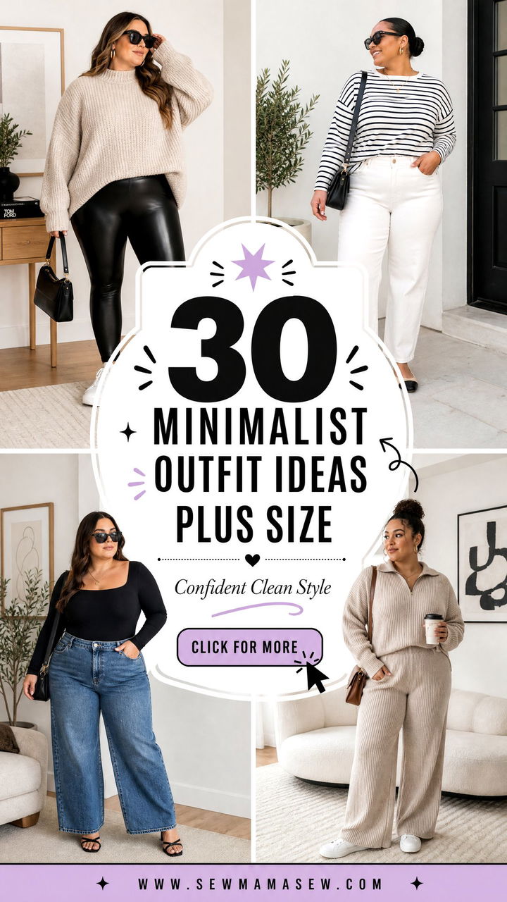 30 Minimalist Outfit Ideas Plus Size For Confident Style - 30 Minimalist Outfit Ideas Plus Size For Confident Style