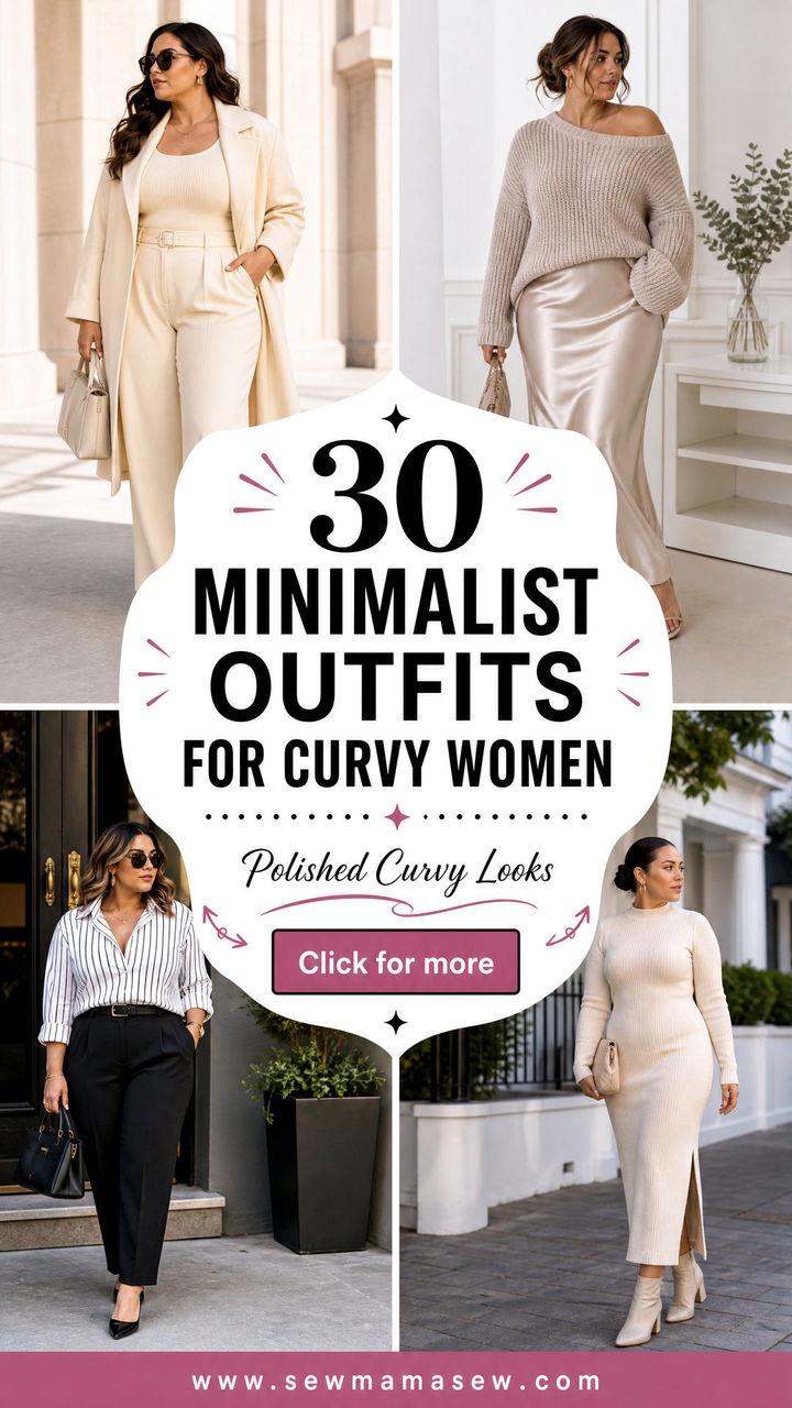 30 Minimalist Outfits for Curvy Women to Look Polished - 30 Minimalist Outfits for Curvy Women to Look Polished