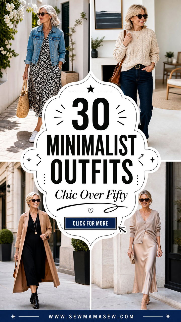 30 Minimalist Outfits for Women Over 50 to Look Chic - 30 Minimalist Outfits for Women Over 50 to Look Chic