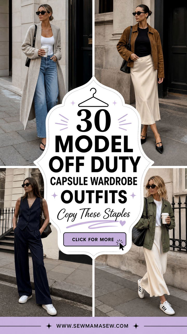 30 Model Off Duty Capsule Wardrobe Outfits to Copy - 30 Model Off Duty Capsule Wardrobe Outfits to Copy